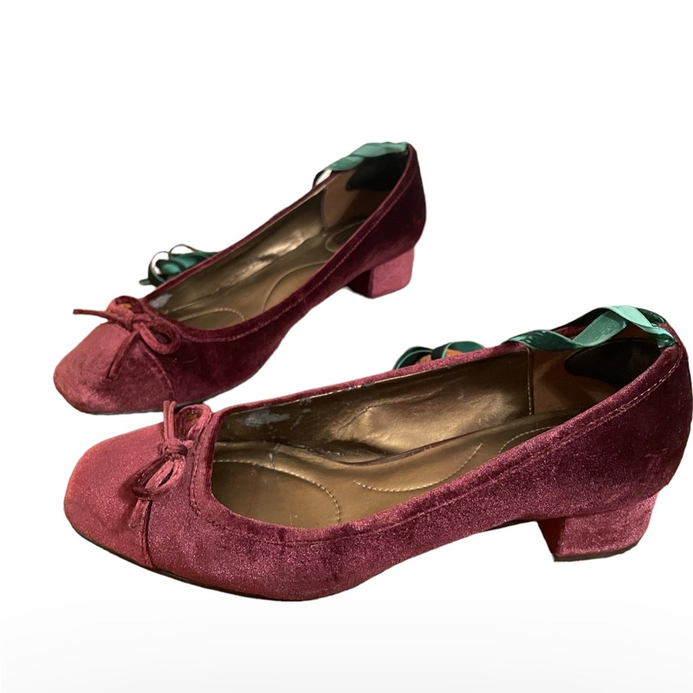 Ballet Flat Block Heel